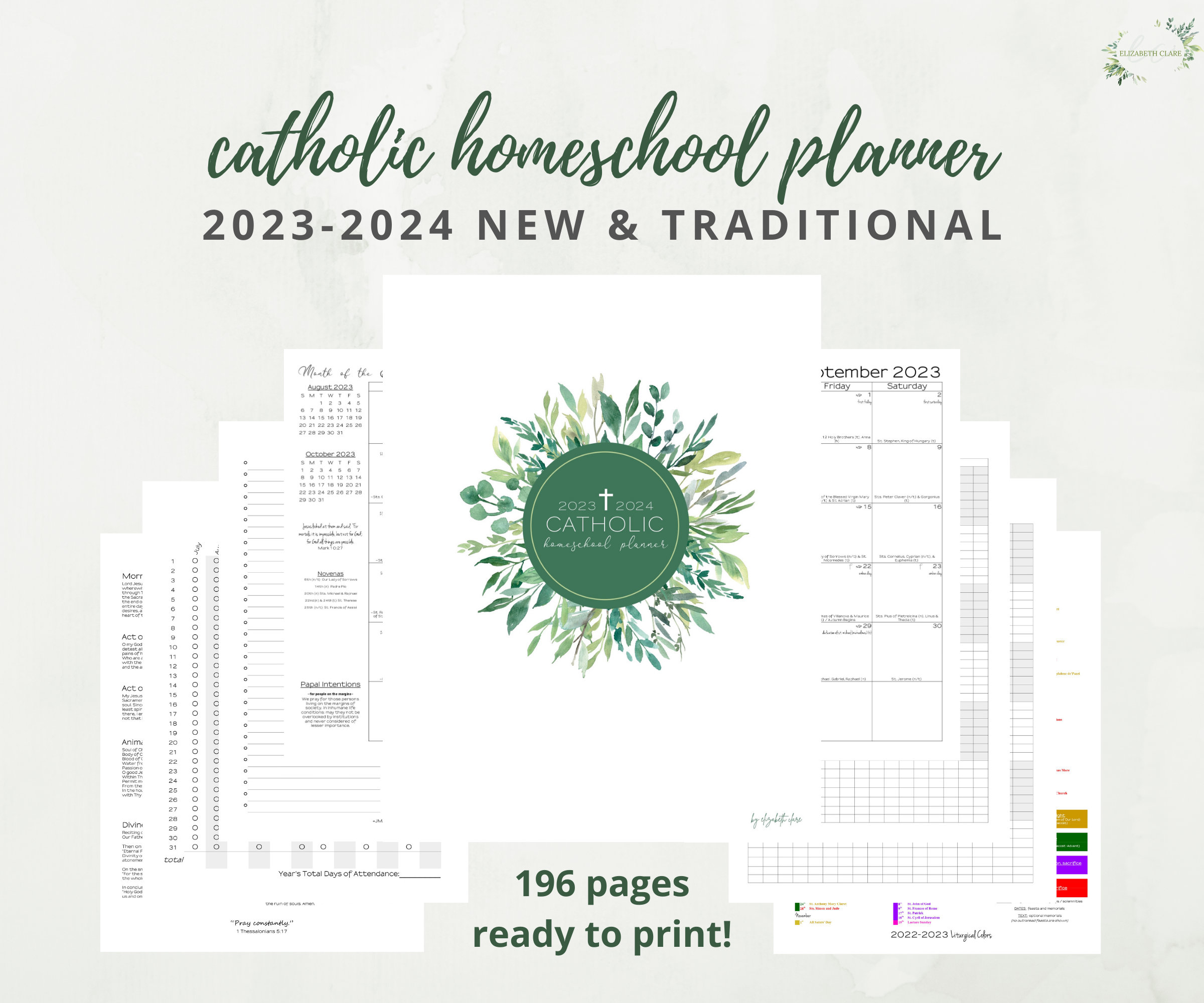 Calendrier Liturgique Catholique 2024 2025 Ginni Justine
