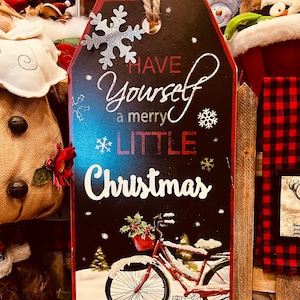 Christmas wall decorations sign have yourself a merry Christmas the most of wonderful time of the year