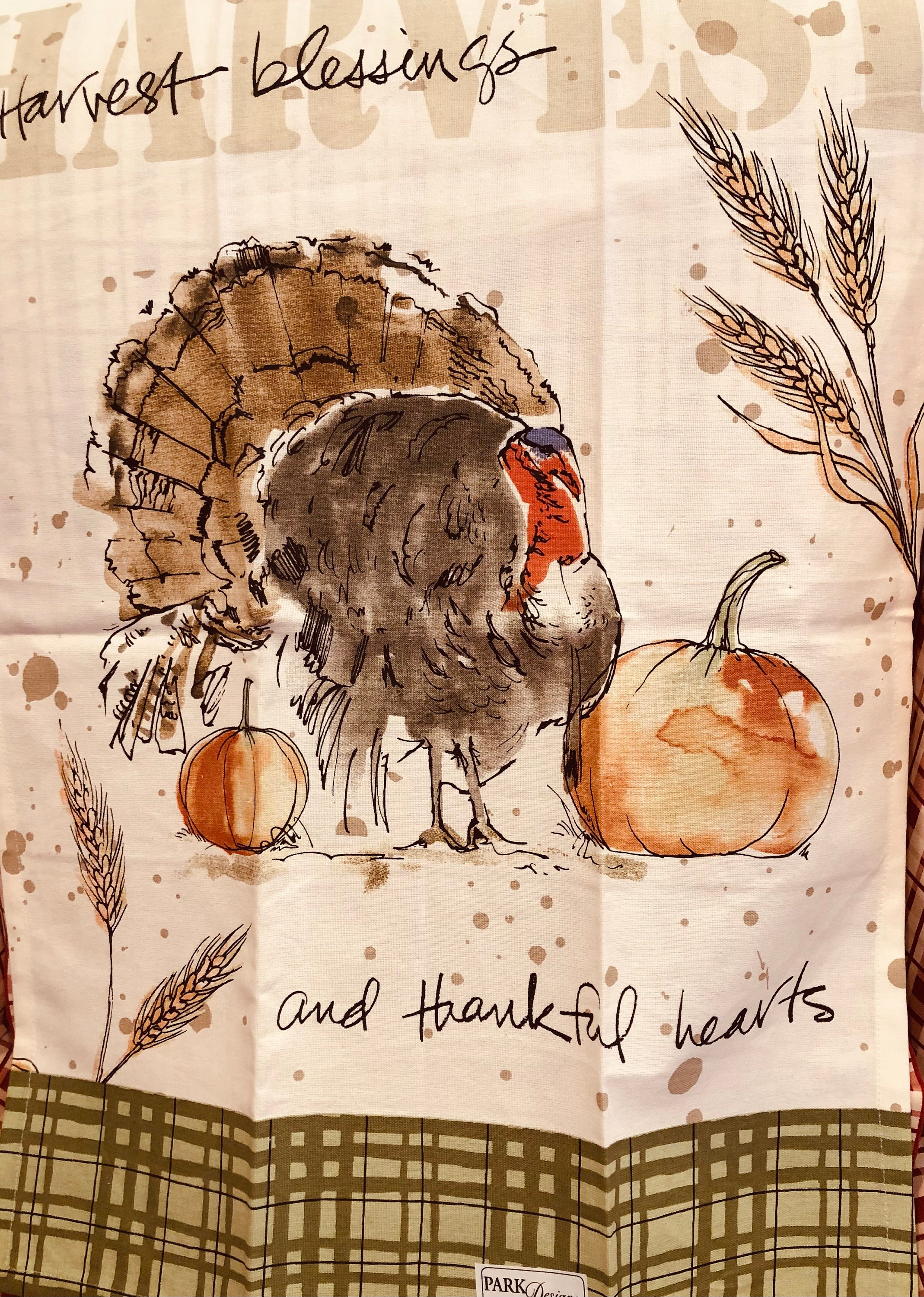 Thanksgiving kitchen tea dish towels eat drink be thankful count you blessings harvest cozy kitchen decorations