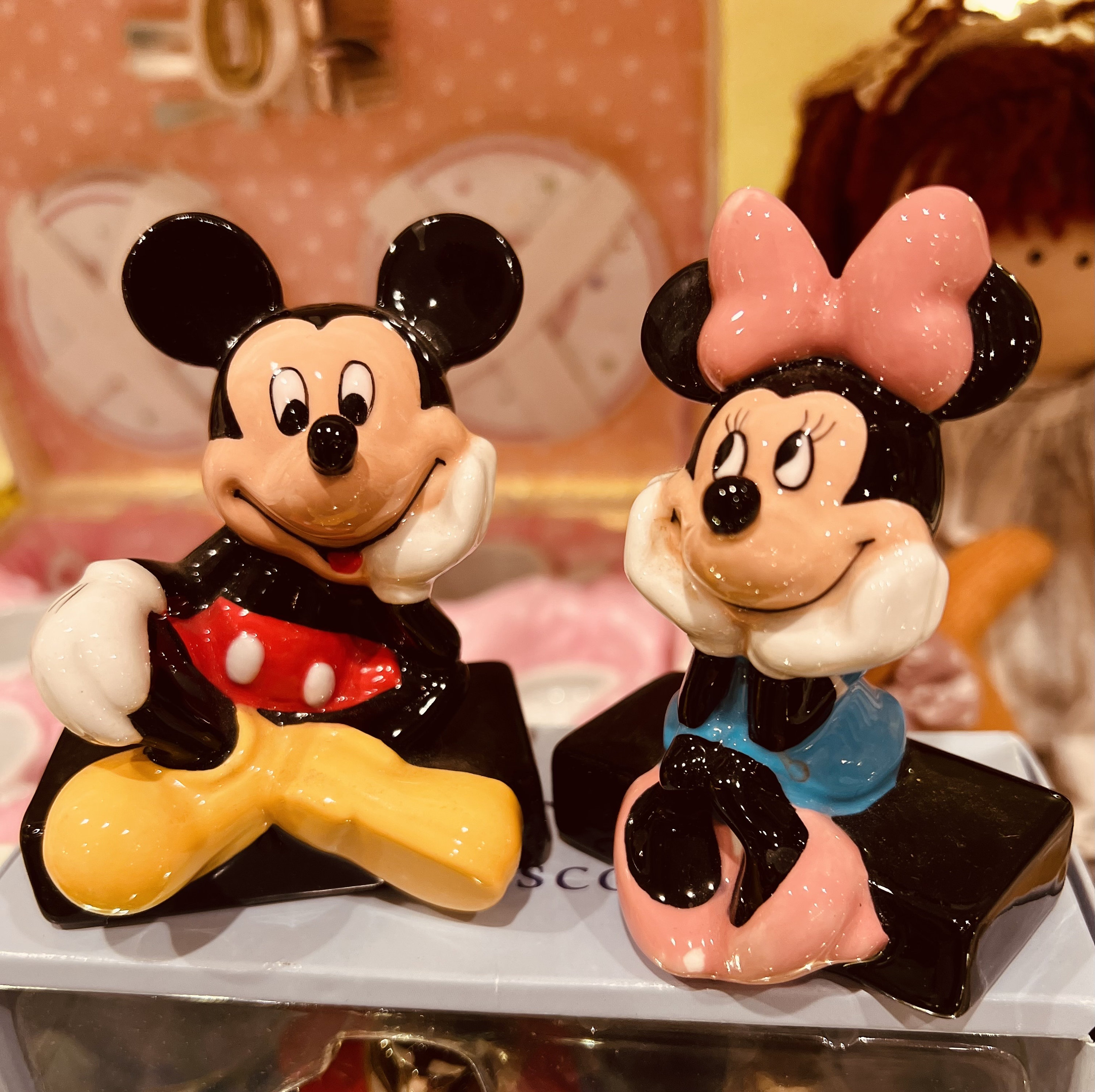 2 Piece Set Lenox Disney Sweet Treats Mickey & Minnie Mouse