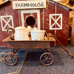 Schlammkuchen Bauernhaus Wasser kann Salz- und Pfefferstreuer