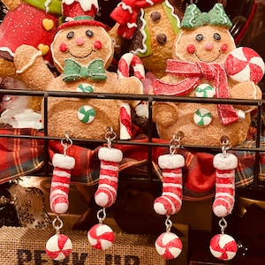 Christmas gingerbread dangling legs holiday home decorations collection