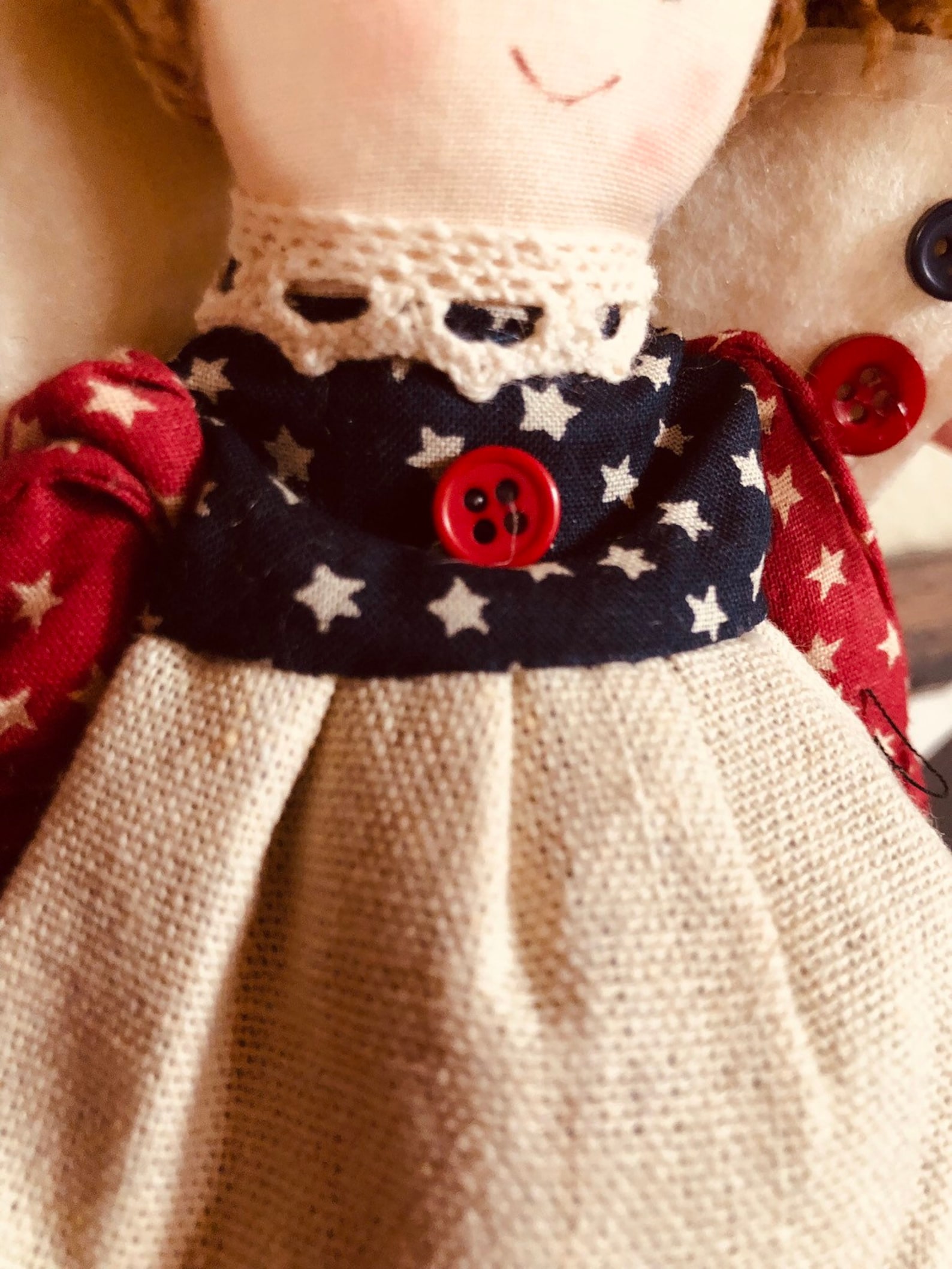 Americana Patriotic Country Angels Ornament Home Decoration Etsy