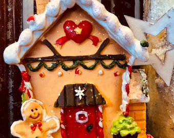 Christmas gingerbread house holiday cozy home decorations