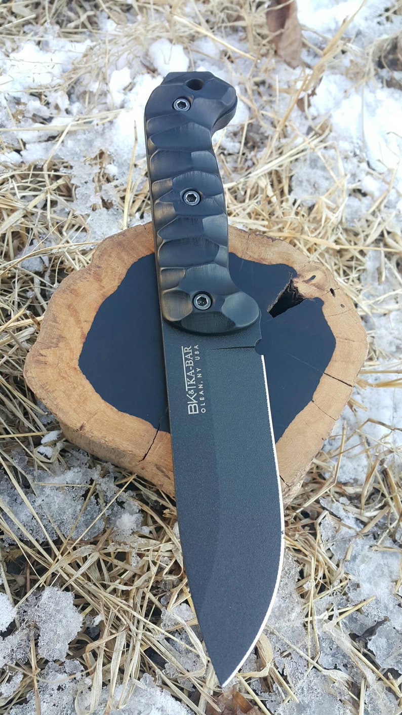 BK2 personalized knife scales/wooden handle/personalized Etsy