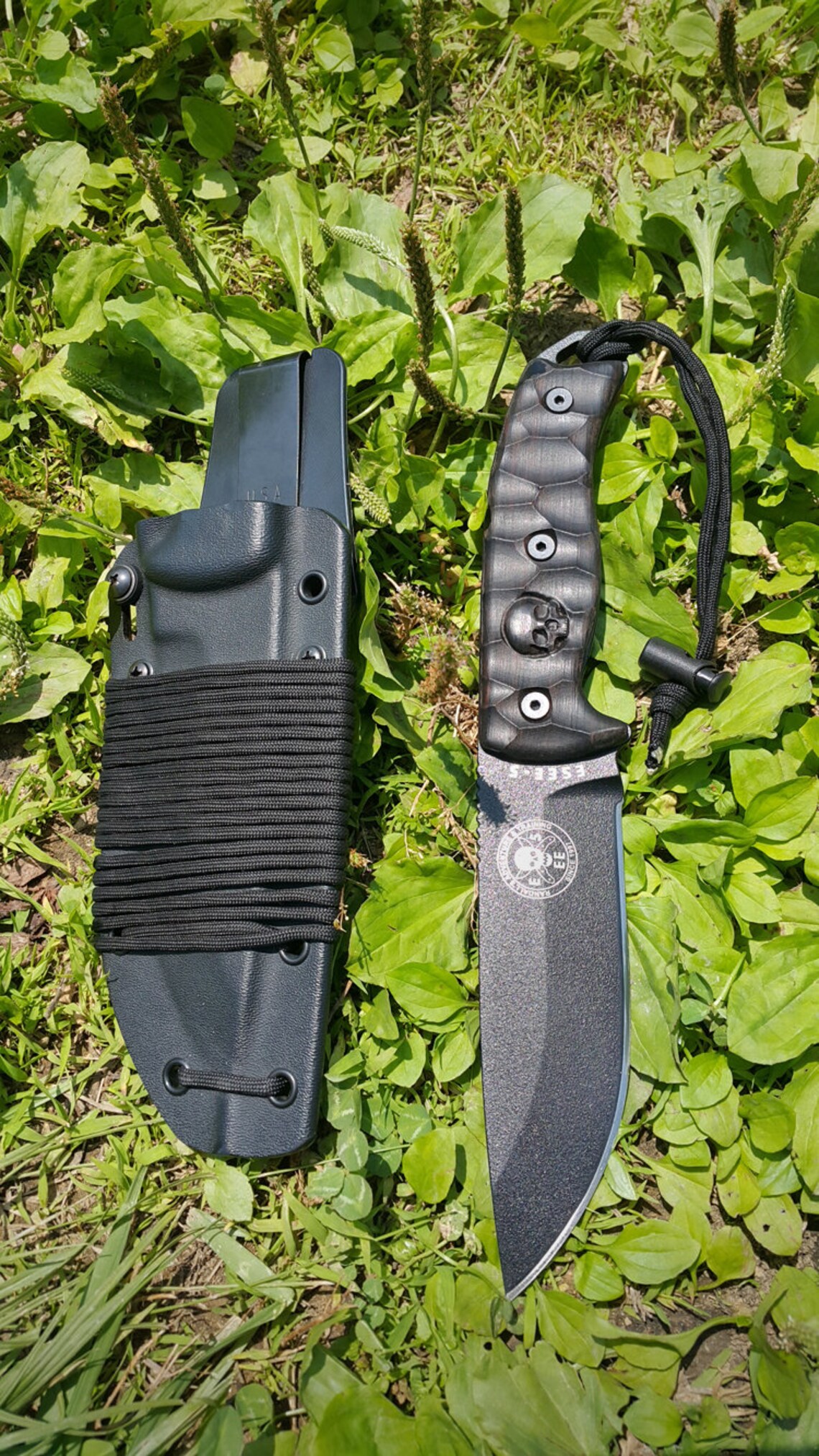 ESEE knives 5PBK scales/personalized knifehandle/wooden Etsy