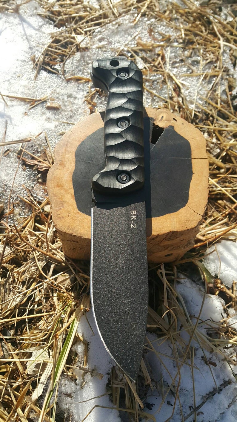 Custom scales for KaBar Becker BK2/BK2 wooden handle/wood Etsy