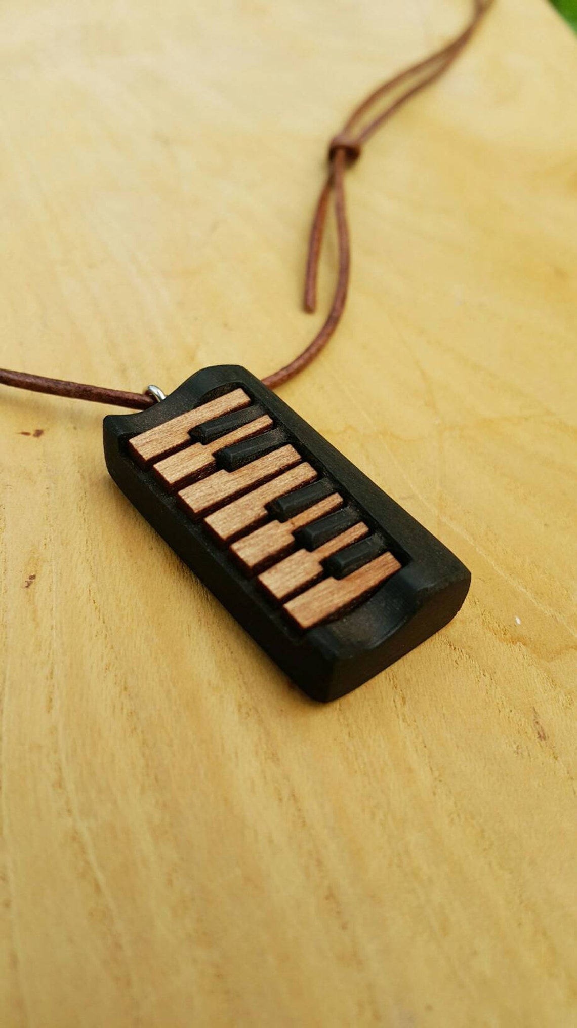 Wooden Piano necklacepiano ornamentPiano Charmpianist Etsy