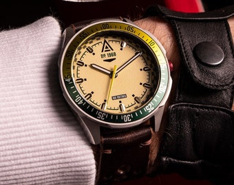 Racer Watch: Nº 1968 Cream by WT Author Watch Co.