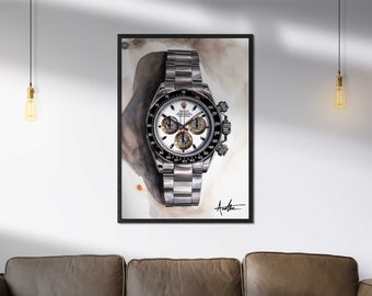 Rolex Daytona Watch Wall Art by WT Author Watch Co.