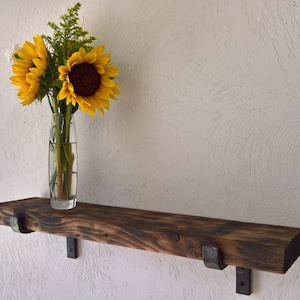 Steel Shelf Bracket, Forged, Iron Shelf Bracket, Kitchen Bracket, Metal Shelf Bracket, Open Shelf, Custom Shelving, Farmhouse, Rustic
