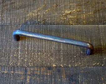 Cabinet Pull, Dresser Handle, Steel Furniture Pull, Iron Handle, Forged, Industrial, Farmhouse, Drawer Pull, Kitchen Handle, Cabinet Handle