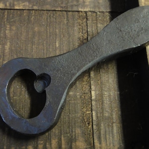 Hand Forged Bottle Opener, Iron Bottle Opener, Steel Bottle Opener, Birthday Gift, Hammered, Handmade, Fathers Day, Anniversary Gift