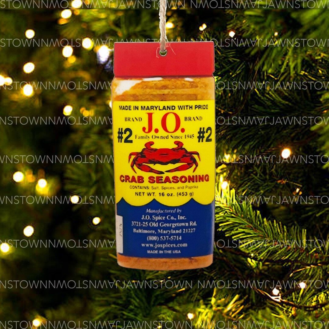 J.O. Seasoning handmade Ornament Etsy