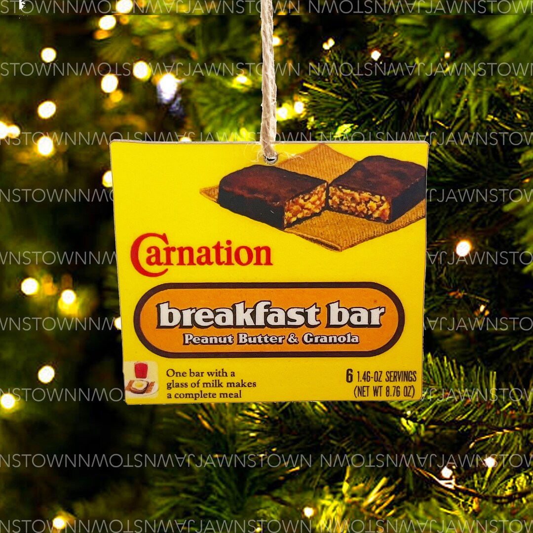 Carnation Breakfast Bar handmade Ornament Etsy
