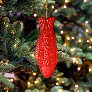 Swedish Fish handmade Ornament - Etsy