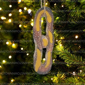 Philly Soft Pretzel (Handmade Ornament)