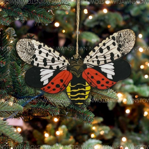 Lantern Fly (Handmade Ornament)