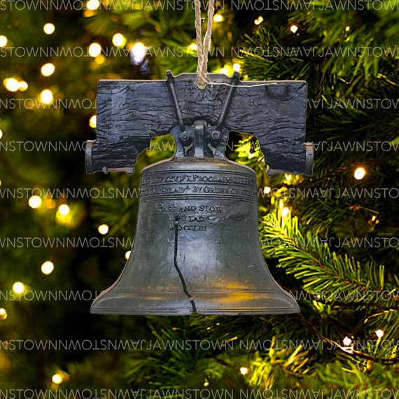ベルルッティオーナメント、オブジェ Philly Liberty Bell (handmade Ornament) - Etsy