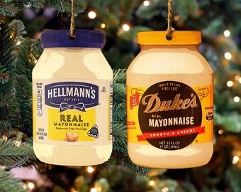 Delicious Mayonnaise Ornament (Duke&#39;s or Hellmann&#39;s or Miracle Whip!)