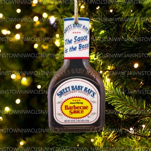 Sweet Baby Rays BBQ Sauce (Handmade Ornament)