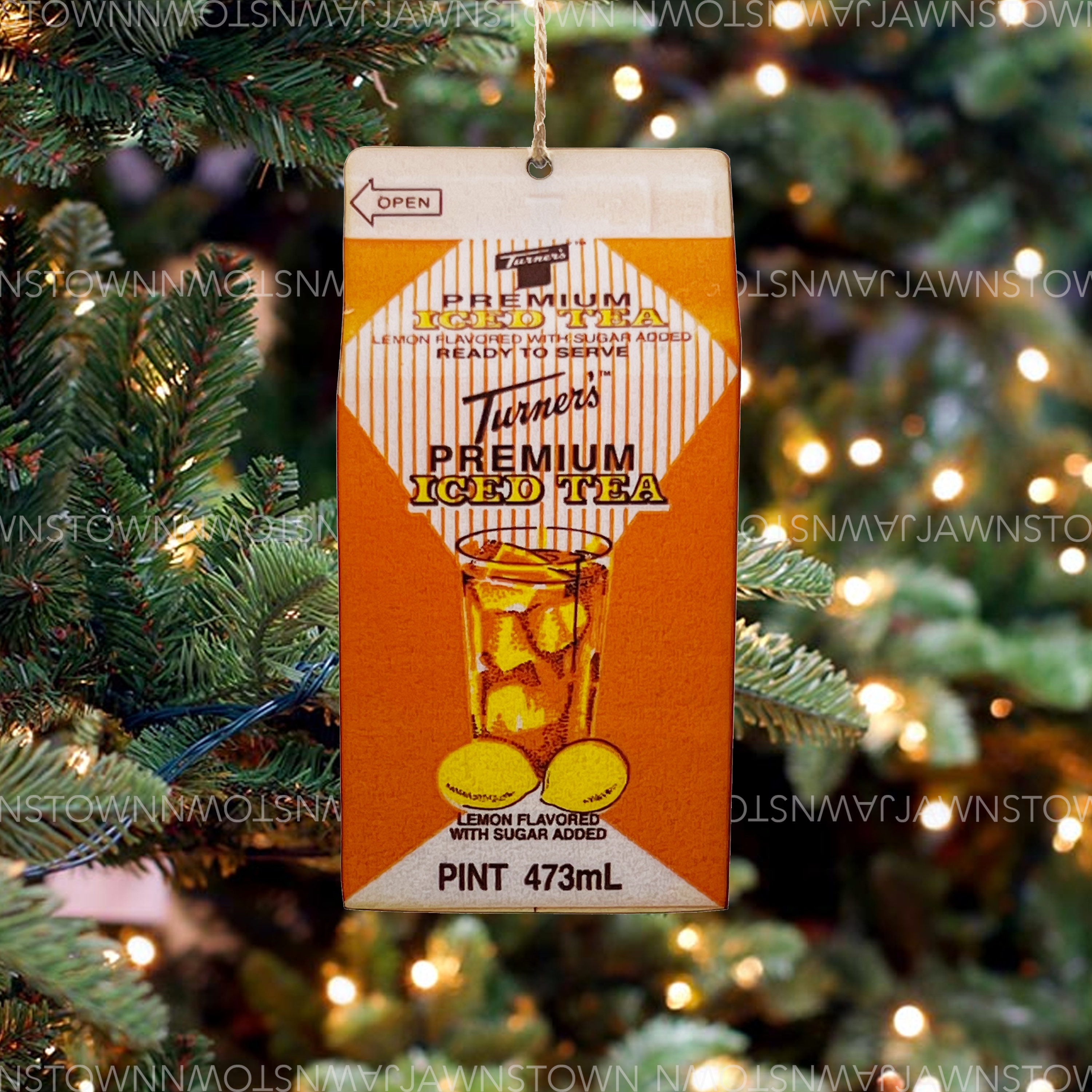 Turner's Premium Iced Tea (Handmade Ornament)