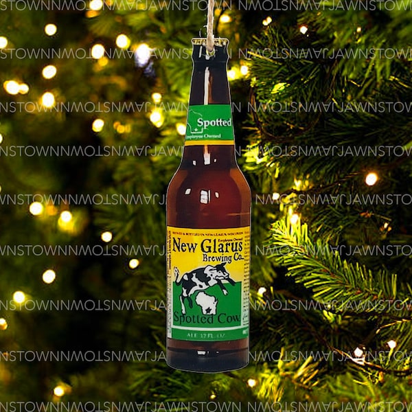 Spotted Cow Beer (Handmade Ornament)