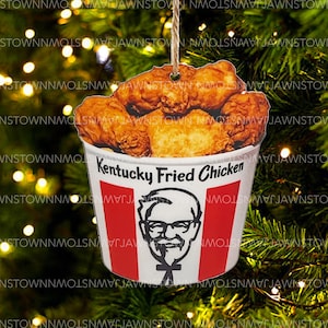 KFC Chicken Bucket (Handmade Ornament)