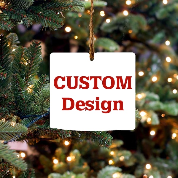 Custom Designed Flat Ornament