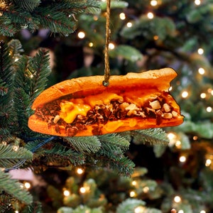 Philly Cheesesteak (Handmade Ornament)