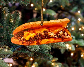 Philly Cheesesteak (Handmade Ornament)