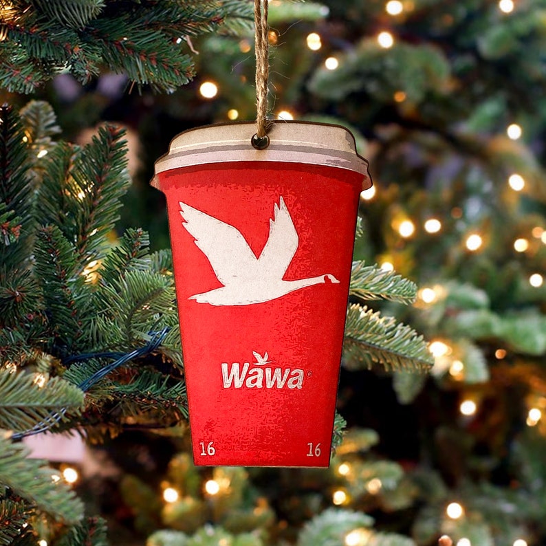 Wawa Coffee handmade Ornament Etsy