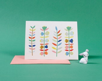 Florecitas / greeting card