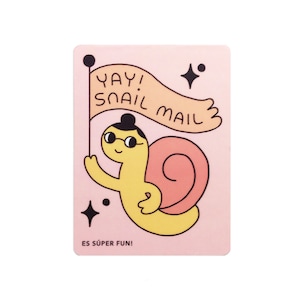 Süßer Sticker / Schneckenpost