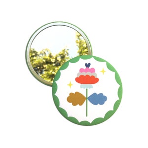 Pocket Mirror / Pretty Floral