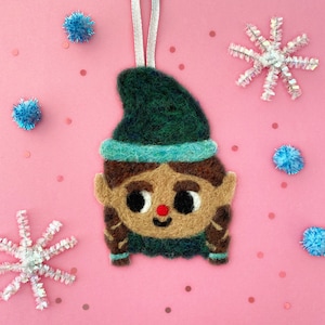 Christmas Elf Girl / Needle Felting Craft Kit