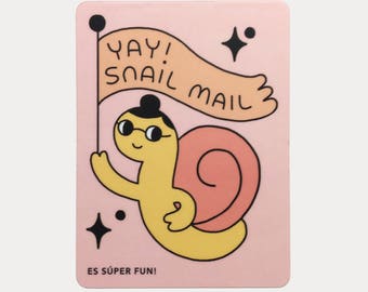 Cute Sticker / 3 Snail Mail stickers