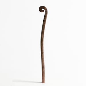 Handcrafted Zen Kotsu / Nyoi / Ruyi - Teacher&#39;s Teaching Scepter, Staff / Soto, Rinzai, Chan, Son- Made in Local Figured Black Walnut Lumber