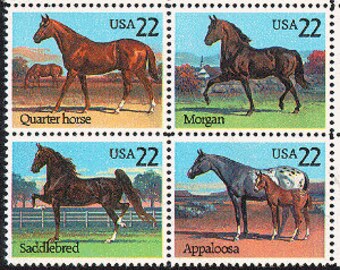 Wooden Stamp QUARTER HORSE Horse Stamp