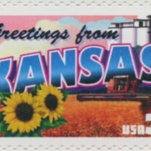 5 x KANSAS 2002 34c timbre-poste vintage inutilisé. Série Greetings From America Livraison gratuite ! Source n°1. Meilleurs prix sur les timbres vintage