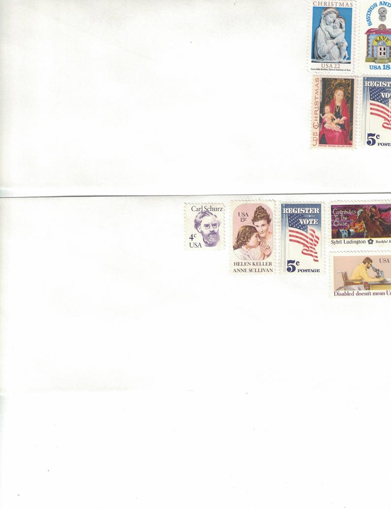 DISCOUNT POSTAGE Stamps Below Face Value Old STAMPS Below Etsy