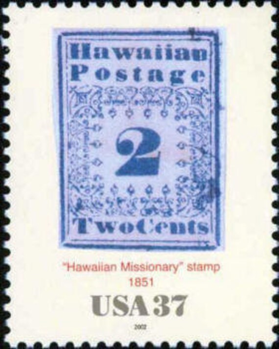 ハワイ宣教師ホノルルマウイオアフコナカウアイ4Diff200237c未使用郵便