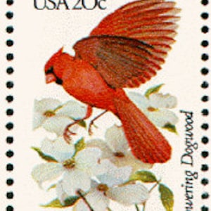 7x NORTH CAROLINA State Bird & Flower Flora Fauna 1982 20c Unused Postage Stamp. Free Shipping #1 Source Best prices on Vintage stamps