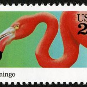 5 sellos postales antiguos de 29 c de animales del zoológico FLAMENCO de 1992. ¡Envío gratuito! Su fuente número uno con los mejores precios en sellos antiguos