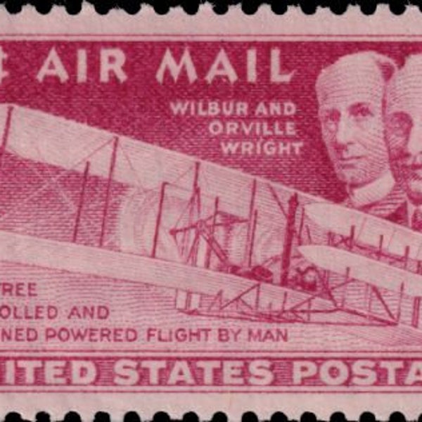 20x WRIGHT BROTHERS Manned Flight AVIATION 1949 6c Pink Unused Postage Stamp Free Shipping! Your #1 source the Best prices on Vintage stamps