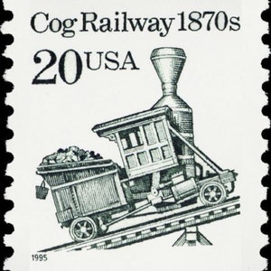 10x COG RAILWAY New Hampshire Colorado TRENES 1995 20c Sello postal sin usar. ¡Envío gratis! Fuente #1 Los mejores precios en sellos antiguos