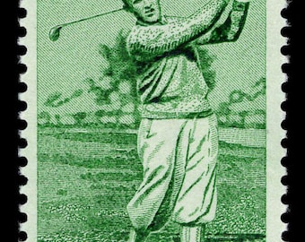 10 sellos postales verdes sin usar de Bobby Jones, leyenda del golf, PGA 1981, 18 c. ¡Envío gratis! Los mejores precios en sellos antiguos.