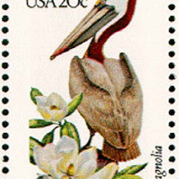 6x LOUISIANA State Bird & Flower New Orleans 1982 20c Unused  Postage Stamp. Free Shipping! #1 Source  The Best prices on Vintage stamps