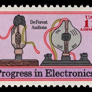 15 sellos postales de 11 c de color rosa, sin usar, de la marca Electronics RADIO Audions, de 1973. ¡Envío gratis! ¡La fuente número uno de sellos postales antiguos con los mejores precios!