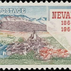20x NEVADA Las Vegas Reno 1964 5c Unused Vintage Postage Stamp Free Shipping! #1 source with the best prices on Vintage postage stamp